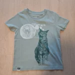 Lion of Leisure - T-shirt, cat, aloe green
