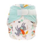 Blümchen - Organic all-in-one onesize hook and loop, little knight