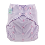 Blümchen - Diaper cover OneSize PUL YKK snaps, lilac