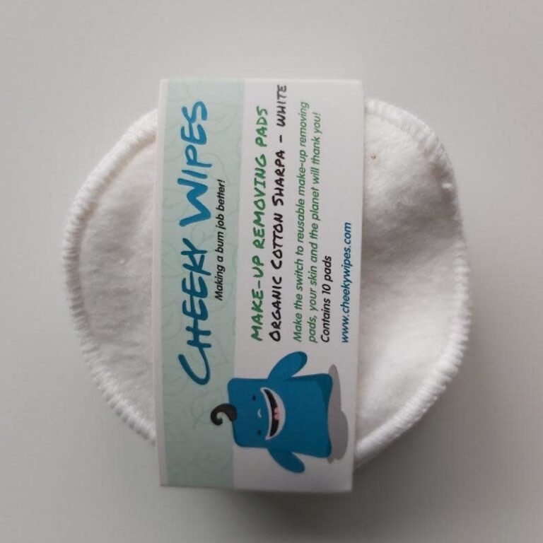 cheeky-wipes-make-up-removing-pads-organic-cotton.jpg Cheeky Wipes - Make-up removing pads, organic cotton sharpa, wit, 10 stuks - Afbeelding 1