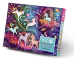 Crocodile Creek - Holographic puzzle, Unicorn Galaxy, 100 pcs
