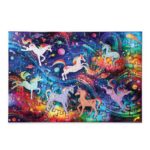 Crocodile Creek - Holographic puzzle, Unicorn Galaxy, 100 pcs - Afbeelding 2