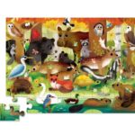 Crocodile Creek - Shaped box puzzle, 36 pcs, Forest Friends - Afbeelding 2