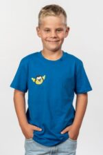 De Zoeneblom - T-shirt mini Puf, Royal Blue (3-14j)