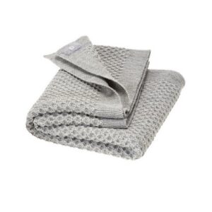 Disana - Honeycomb blanket, 80x100cm, grey