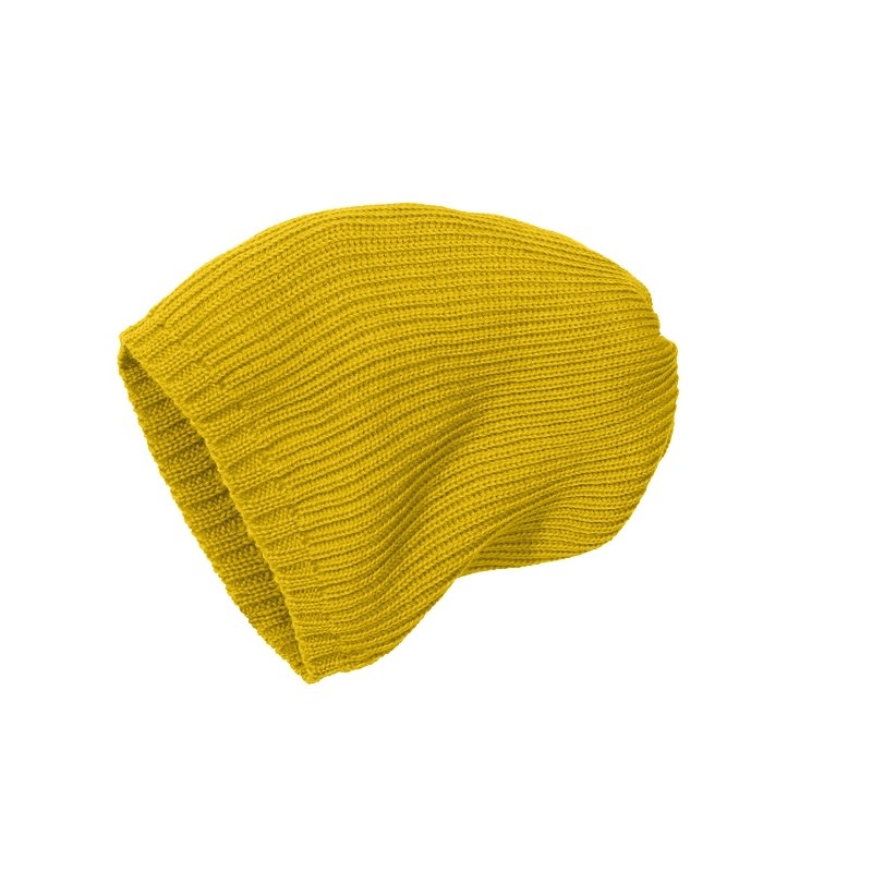 disana-knitted-hat-curry.jpg Disana - Knitted hat, curry (0-2j) - Afbeelding 1