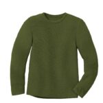 Disana - left knit jumper, olive (3-16j)