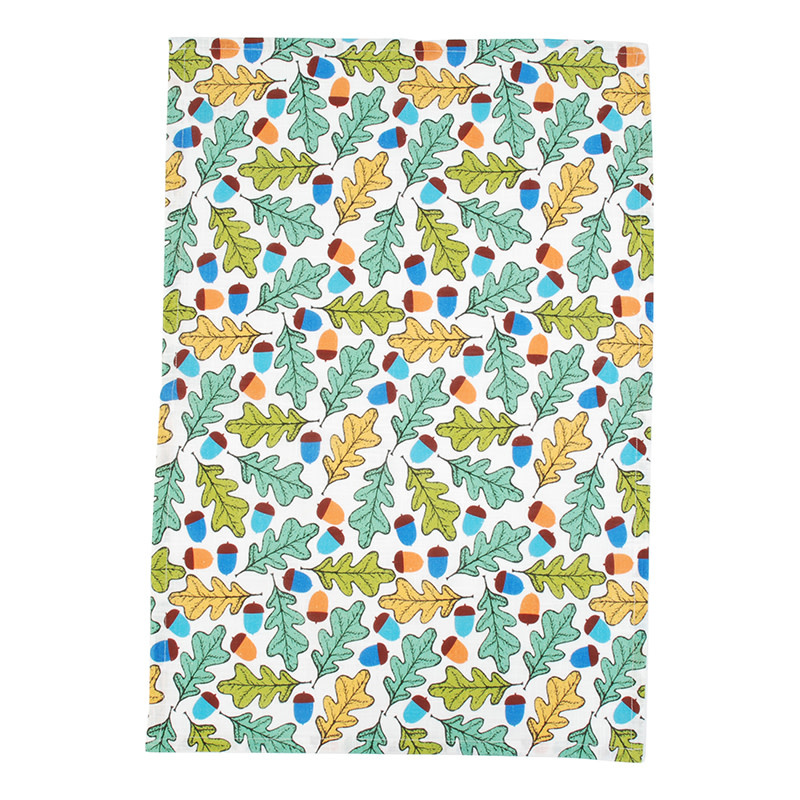 dunssweden-kitchen-towel-acorn.jpg DUNS Sweden - Kitchen Towel, cotton/linen, acorns - Afbeelding 1