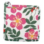 Duns Sweden - Pot holder, cotton/linen, rosehip geranium