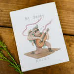 Eva Tack - Kaartje met envelop, My daddy rocks