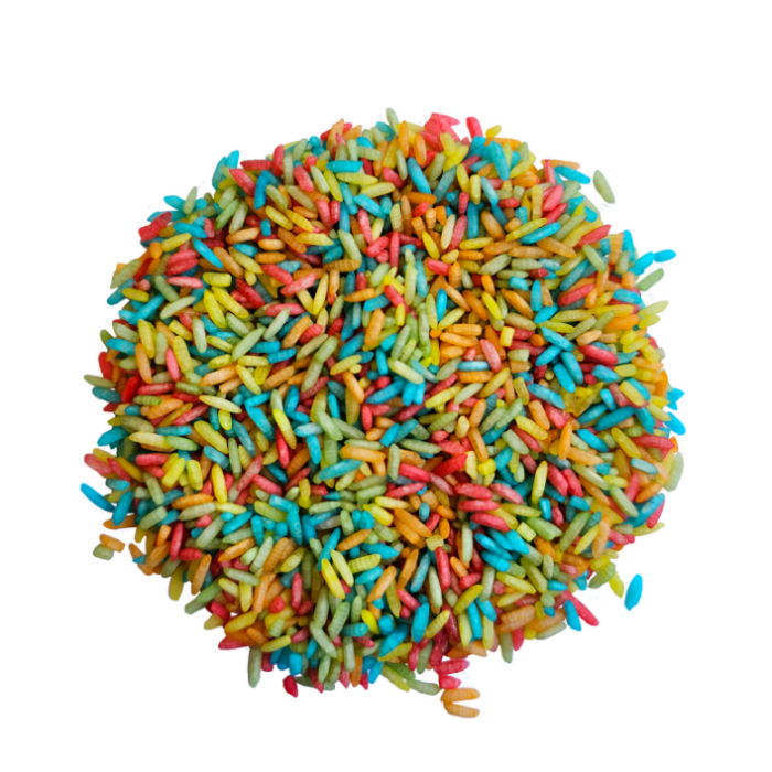 grennn-speelrijst-regenboog.png Grennn - Speelrijst regenboog mix, 300g - Afbeelding 1