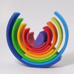 Grimm's - bouwset, regenboog, sunset, 10-delig - Afbeelding 2
