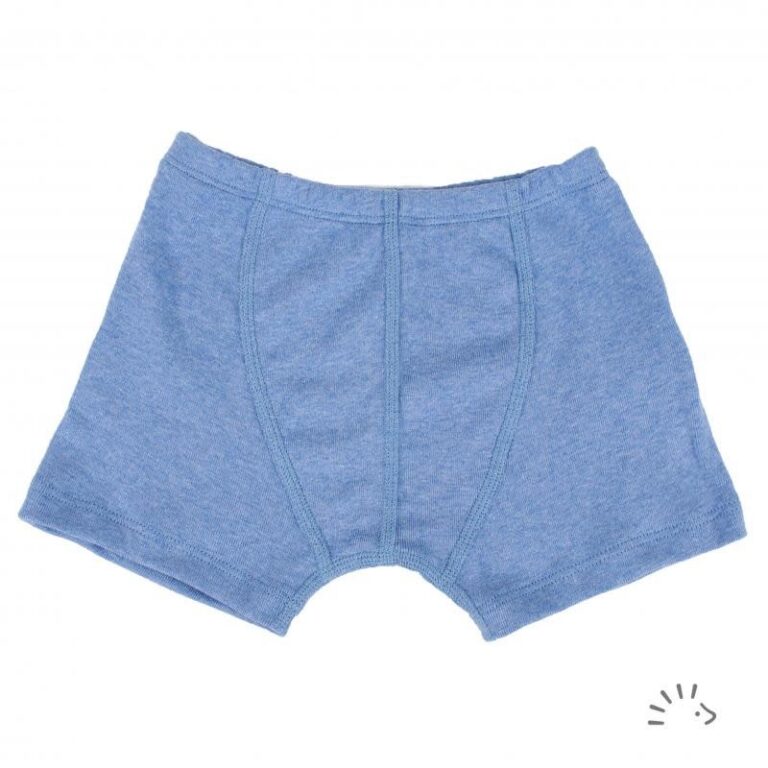 iobio-boxer-shorts-blue-melange-093911-03-0258.jpg Iobio - boxer short fine rib, blue melange - Afbeelding 1