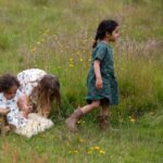 Little Green Radicals - Olive cherries button through ss dress (0-2j) - Afbeelding 2