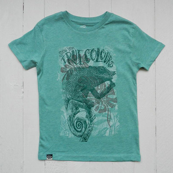 lion-of-leisure-t-shirt-green-melange-chameleon-60.jpg Lion of Leisure - T-shirt, green melange, chameleon - Afbeelding 1