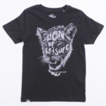 Lion of Leisure - T-shirt, Lion logo, anthracite