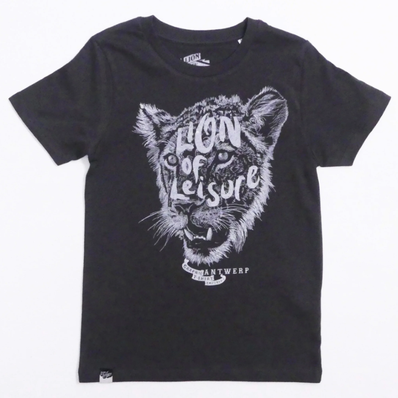 lol-t-shirt-lion-logo-anthracite.png Lion of Leisure - T-shirt, Lion logo, anthracite - Afbeelding 1