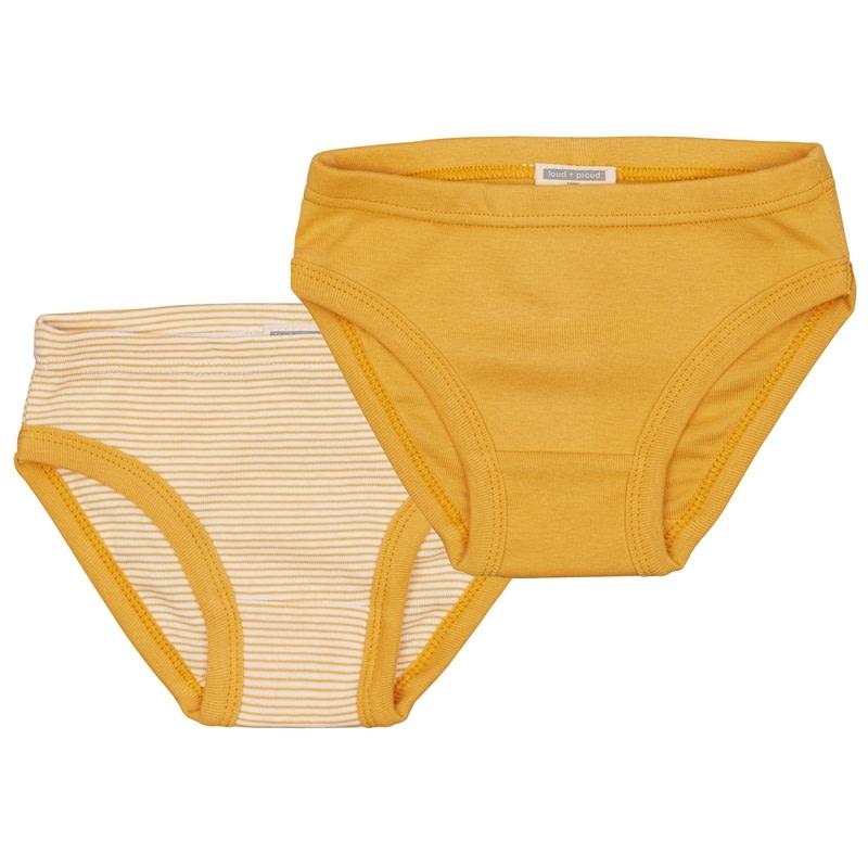 loudproud-doppelpack-slips-2100-curcuma.jpg Loud+Proud - onderbroekje, 2 stuks, curcuma - Afbeelding 1