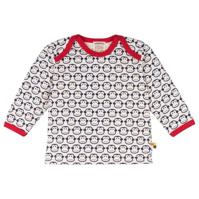 loudproud-shirt-navy-apen-1.jpg Loud+Proud - shirt, navy apen - Afbeelding 1