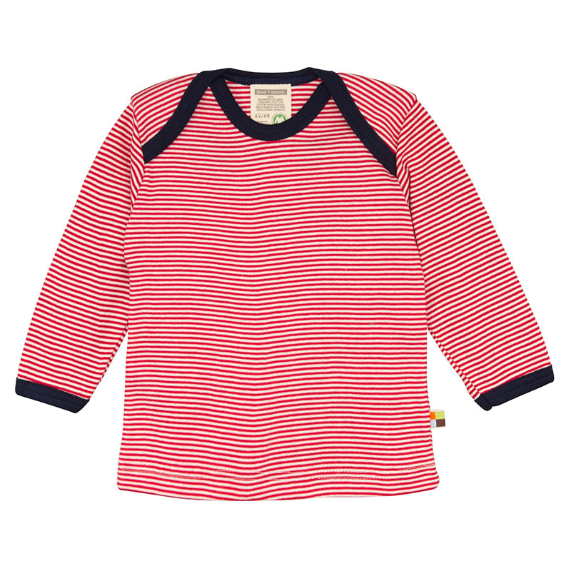 loudproud-shirt-rood-gestreept-m101-to-vt.jpg Loud+Proud - shirt, rood gestreept - Afbeelding 1
