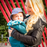 MaM - Flex winter babywearing cover, ocean swell-4-point star - Afbeelding 2
