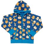 Maxomorra - Cardigan Hood Reversible Tales Apple (3-16j)