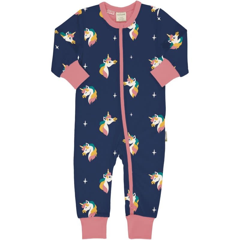maxomorra-rompersuit-zipper-ls-unicorn.jpg Maxomorra - Rompersuit zipper LS, Unicorn - Afbeelding 1