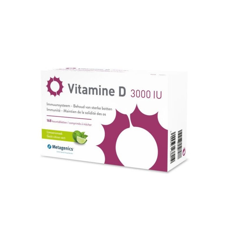 metagenics-vitamined-3000iu-168tab.jpg Metagenics - Vitamine D 3000IU, 168tab - Afbeelding 1