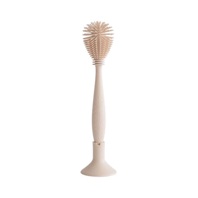 mushie-silicone-baby-bottle-brush-shifting-sand.jpg Mushie - Silicone baby bottle brush, Shifting sand - Afbeelding 1