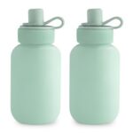 Mushie - Silicone puree pouch 2-pack, Cambridge blue