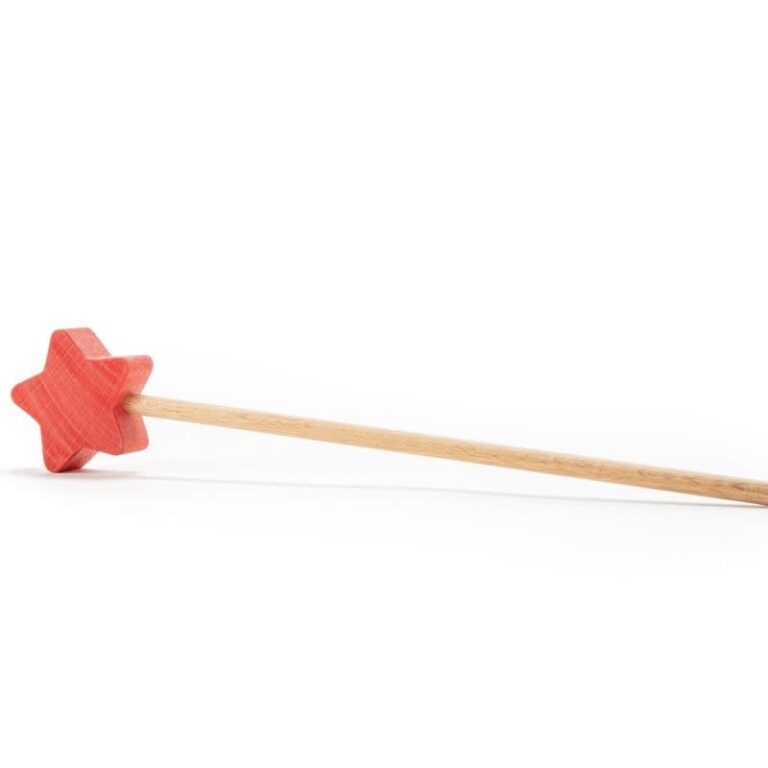 ocamora-star-on-a-stick-rood.jpg Ocamora - Star on a stick, rood - Afbeelding 1