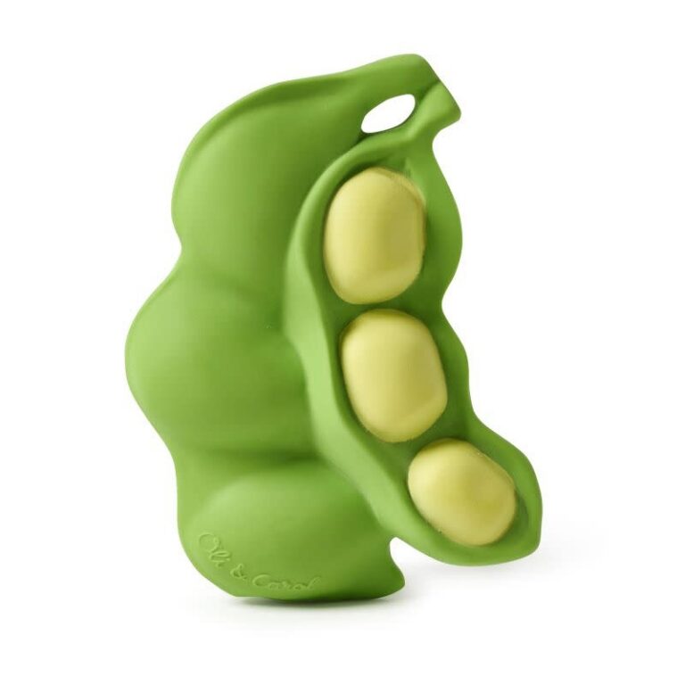 oli-carol-teether-bath-toy-keiko-the-edamame2.jpg Oli & Carol - Natural rubber teether & bath toy, Keiko The Edamame - Afbeelding 1