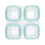 Oxo tot - Diepvriesbakjes, teal, glas, 4x120ml - Afbeelding 2