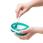 Oxo tot - Divided Feeding Dish with removable ring, teal - Afbeelding 4