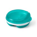 Oxo tot - Divided Feeding Dish with removable ring, teal