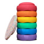 Stapelstein - Super Confetti Rainbow Set Classic, 6+1