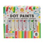 Tiger Tribe - Dot paints, 8 stuks