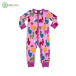 Villervalla - jumpsuit met knopjes, lotus, llama (0-2j)