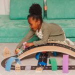 Waytoplay - Wooden toy car, blue - Afbeelding 2