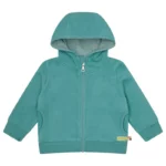Loud+Proud - Hoodie met rits, katoenfleece, oregano