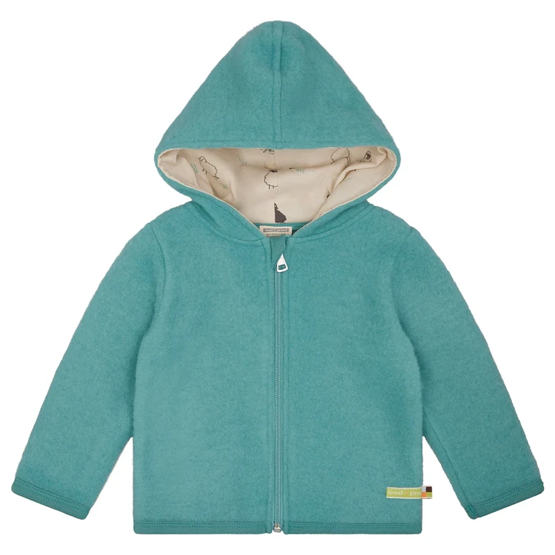 Loud+Proud - Hoodie met rits, wolfleece, oregano Loud+Proud - Hoodie met rits, wolfleece, oregano - Afbeelding 1