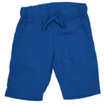 Maxomorra - knee shorts, muslin, solid blue