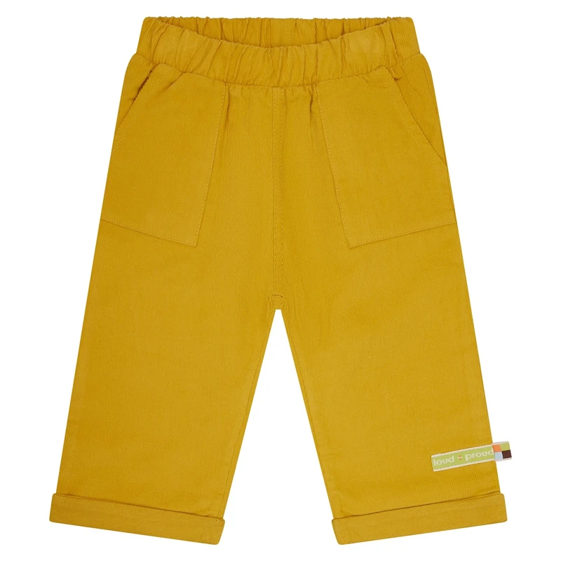 Loud+Proud - broek, corduroy, curry Loud+Proud - broek, corduroy, curry - Afbeelding 1