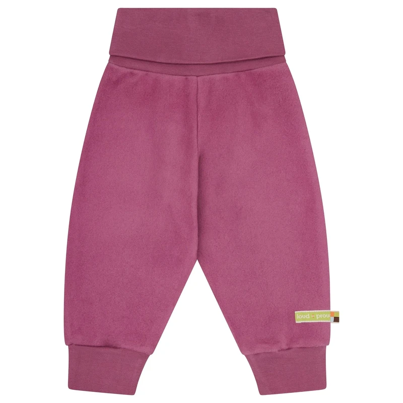 Loud+Proud - broek, cotonfleece, grape Loud+Proud - broek, cotonfleece, grape - Afbeelding 1