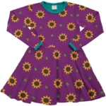 Maxomorra - circle dress, ls, sunflower