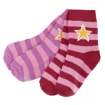 Villervalla - kous, 2 paar, salsa en rose