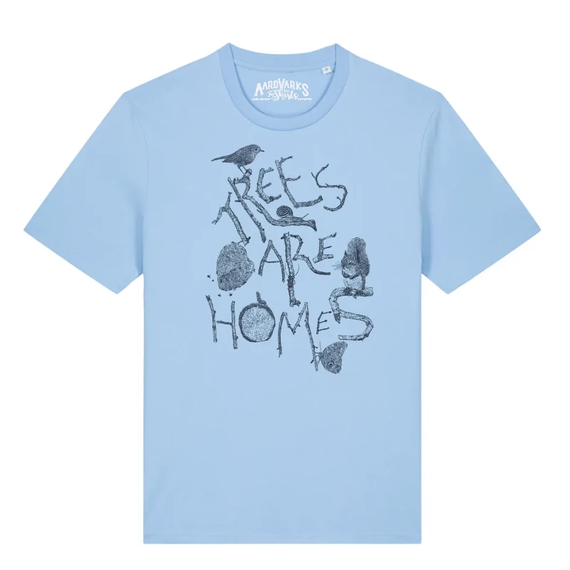 Aardvarks of Anarchy - T-shirt, blue soul, trees are homes Aardvarks of Anarchy - T-shirt, blue soul, trees are homes - Afbeelding 1