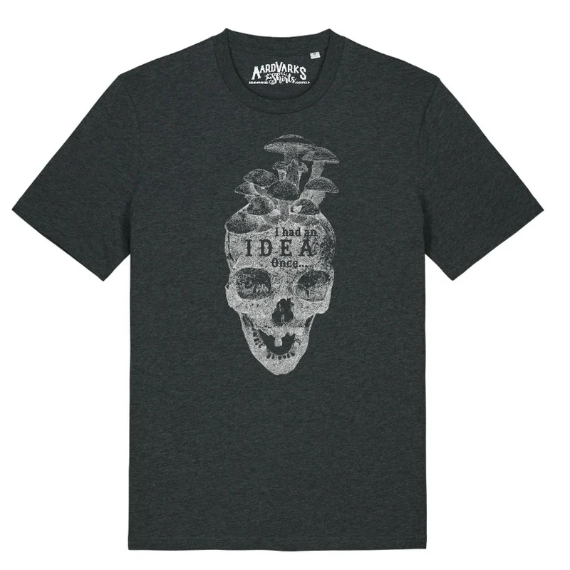 Aardvarks of Anarchy - T-shirt, charcoal, skull Aardvarks of Anarchy - T-shirt, charcoal, skull - Afbeelding 1