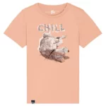 Lion of Leisure - T-shirt, peach, beagle